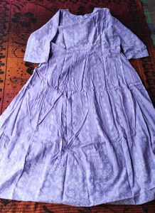 Beautiful Lavender Kurta Set with Dupatta