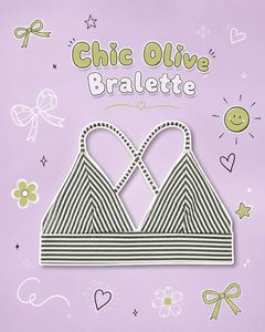 Chic Olive Bralette Top