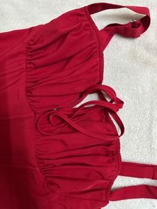 Stunning Red Bustier Mini Dress/Top