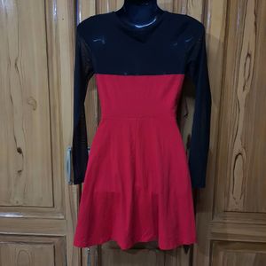 Red Coloured dress By FOREVER 21