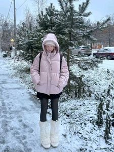 JUKI XL Light Pink Quilted Puffer Jacket 🩷❄️