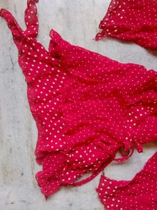 Strawberry Wrap Top