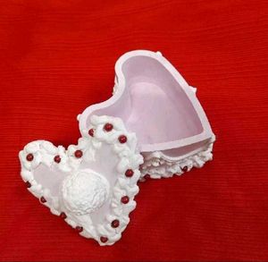 Heart Shaped Cake themed Trinket Box