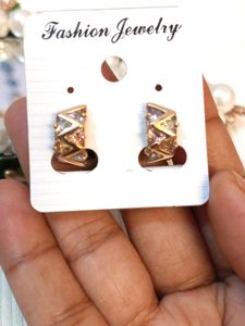Anti Tarnish Zirconia Earrings