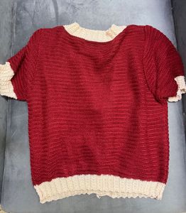 Cropped Knit Cardigan