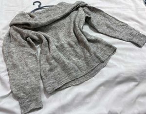 Original H&amp;M Grey Cowl Neck Sweater