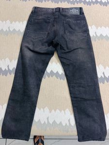 U.S. Polo Denim Men's Black Wash Straight Fit