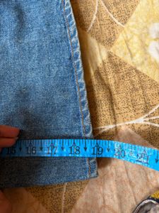 blue denim skirt