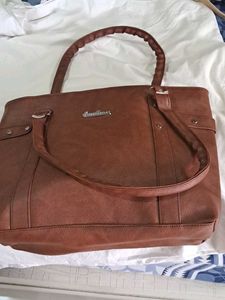 Brown Satchel Handbag