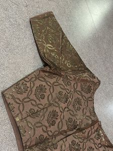 Elegant Brocade Blouse