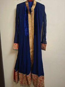 Beautiful Blue Embroidered Kurta