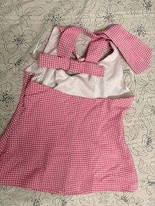 ZARA Cute Pink Gingham Top