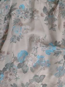 Floral Print Chiffon Dress