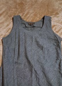 Gray A-Line Dress
