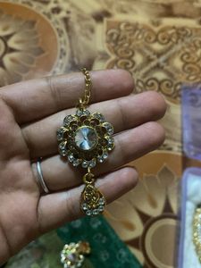Exquisite Gold-Tone Dangle Earrings
