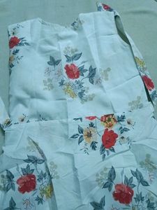 Floral Print Sleeveless Dress