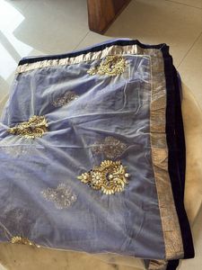 Elegant Embroidered Saree