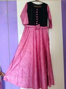 Pink &amp; Black Party Dress