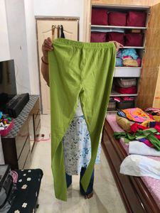 Women's Lime Green Leggings