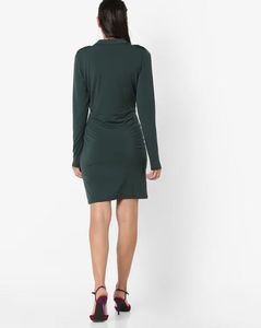 Vero Moda Green Sheath Dress