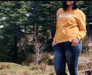 Yellow Fleece Sweatshirt