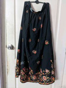 Fixed Price --Floral Black lehenga