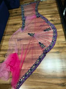 beautiful lehanga saree