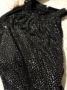 Sequin crop top