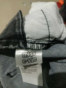 Premium Charcoal Denim Dungree Fits For S &amp; M