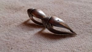 Jaipuri Matte Finish Sliver Earning