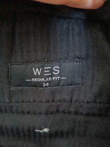 Westside Grey Trouser Pants For Men