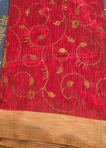 Elegant Red Sequin Dupatta