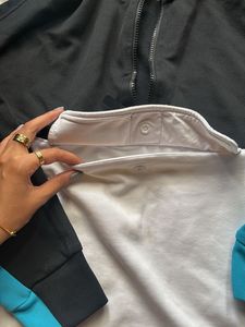 DKNY Colorblock Half-Zip Sweater