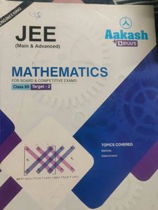 Mathematics Whole Set Aakash + Byjus For Jee Prep