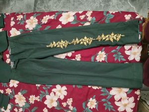 Embroidered Green Sherwani Suit