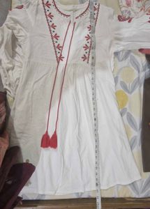Boho Embroidered Tunic Dress