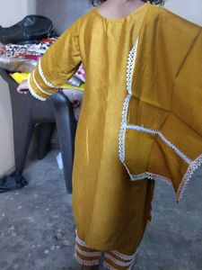 Cute Yellow Ethnic Dress