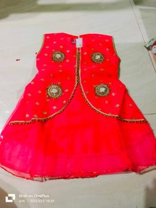 Red Frock For Baby Girls