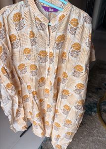 Boho Chic Printed Kaftan Kurta &amp; Palazzo Set