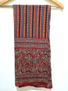 Red Floral Print Kurta