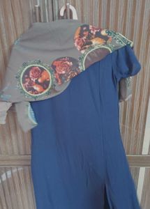 Designer Ethnic Gown with Unique Print
