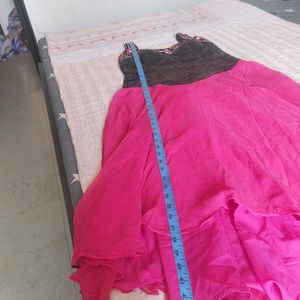 Stunning Pink party wear dress
