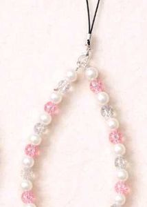 Beaded Phone Charm Strap Set
