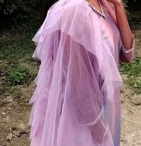 Curly purple kurti sett 🌸🌷