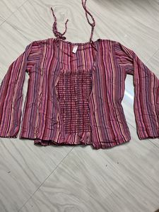 Striped Boho Blouse