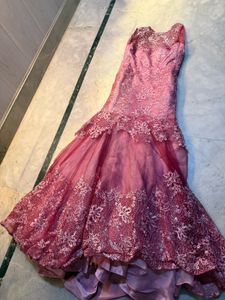 beautiful lace bridal gown🎀❤️🦋