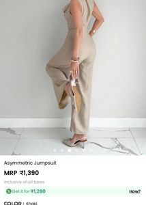 Stylish Asymmetric Jumpsuit