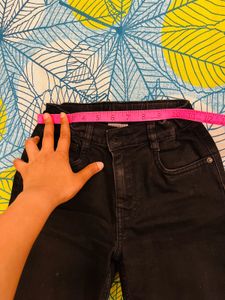 Wide Leg Black Jeans