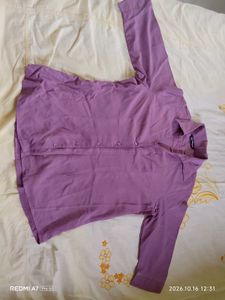 Lilac Button-Up Shirt