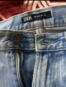 Unisex Baggy Light Wash Zara Jeans
